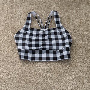 Buffbunny Bloom Bra Black/white Check